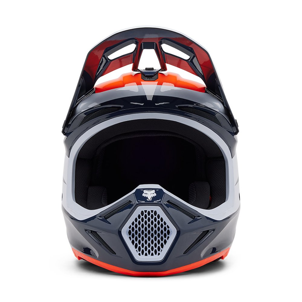 FOX V3 DIVIDER Motocross Helm Midnight
