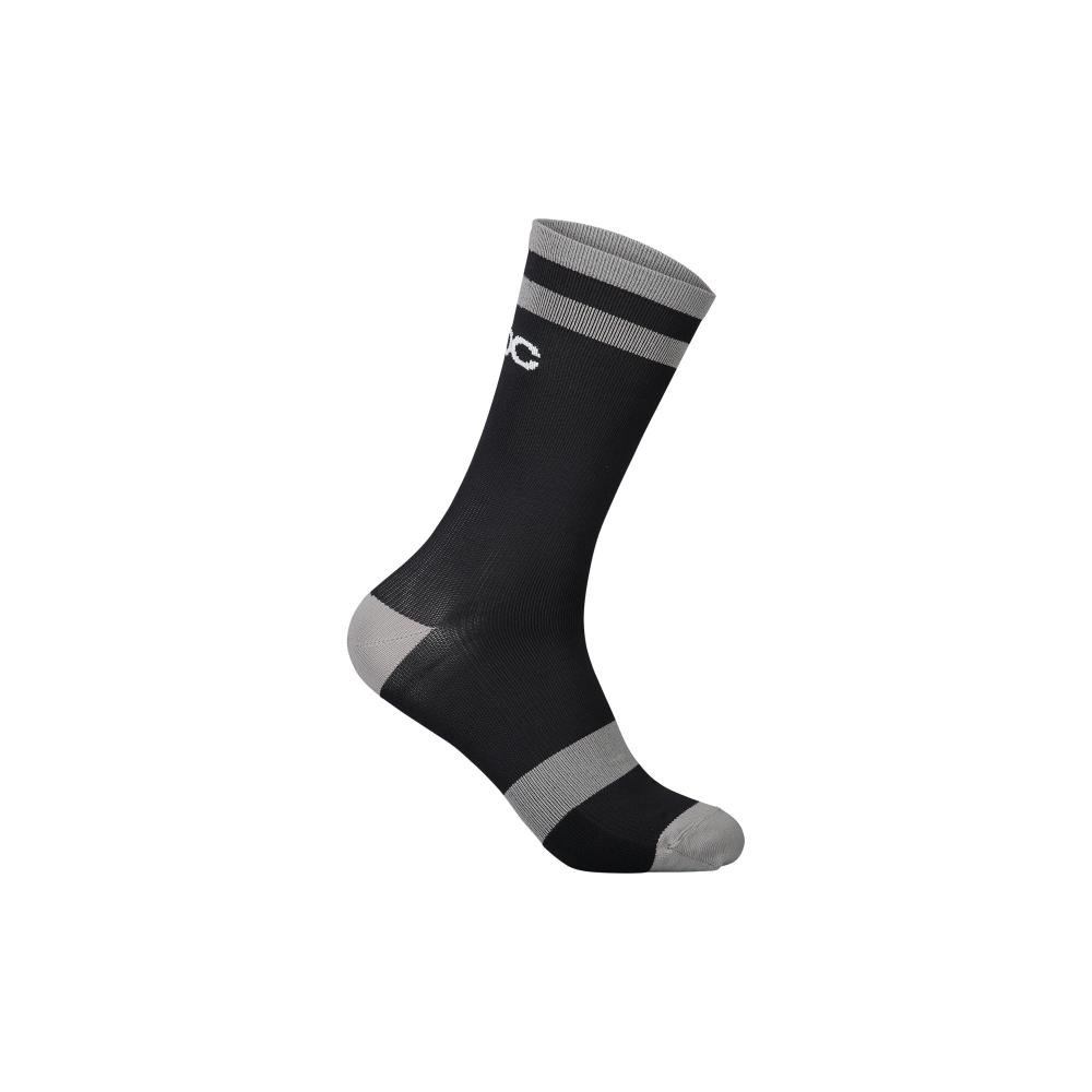 POC Lure MTB Sock Long Socken uranium schwarz/granite grau