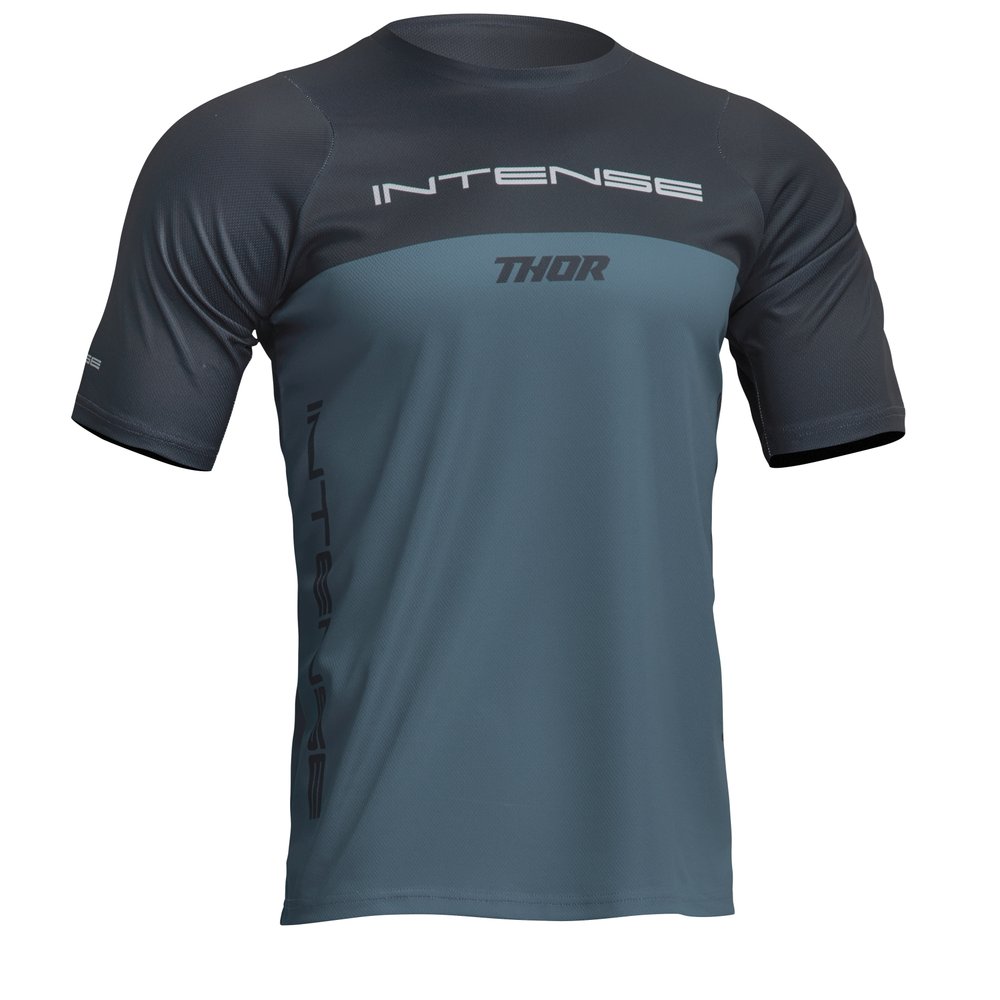 THOR Intense Censis kurzärmliges MTB Jersey türkis blau THOR Intense Censis kurzärmliges MTB Jersey türkis blau