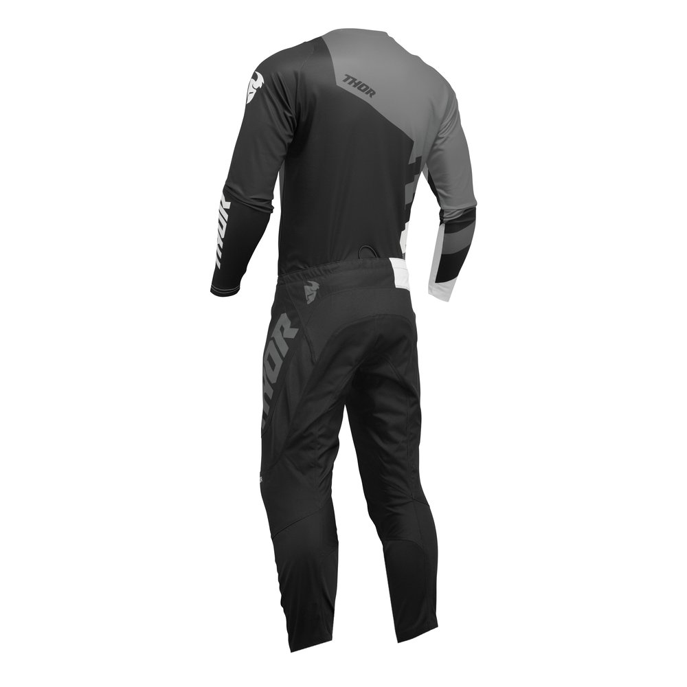 THOR Sector Checker Jersey schwarz grau THOR Sector Checker Jersey schwarz grau