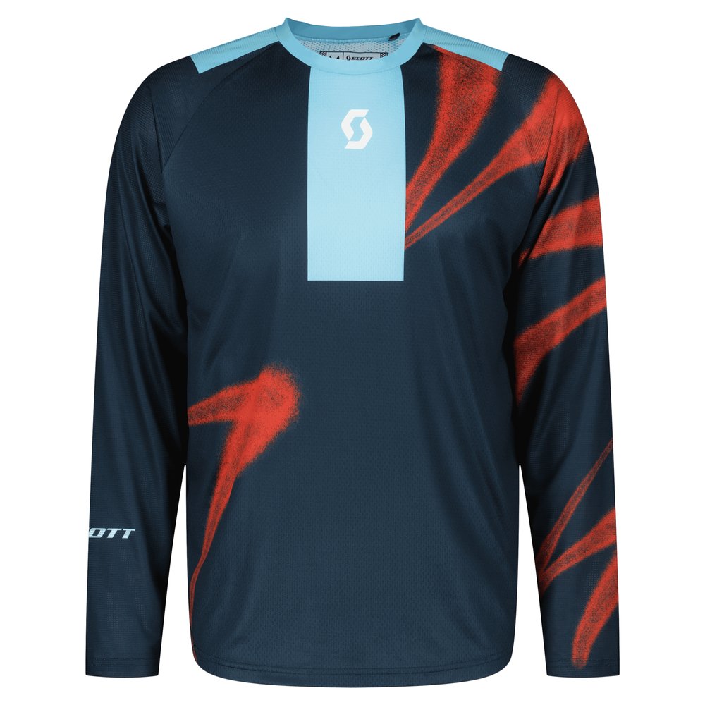 SCOTT Jersey Evo Dirt sail blau/fast rot SCOTT Jersey Evo Dirt sail blau/fast rot