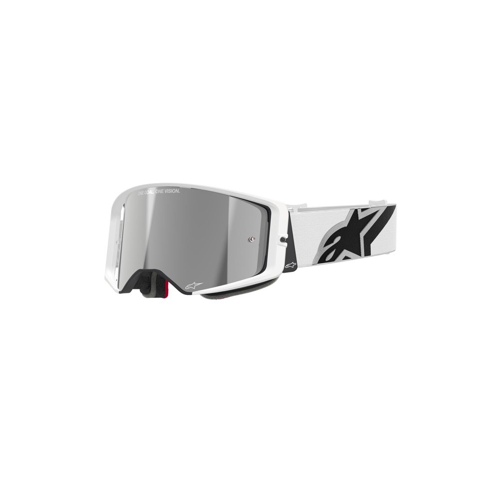 ALPINESTARS Supertech Corp Absolute Vision Brille weiss silber verspiegelt