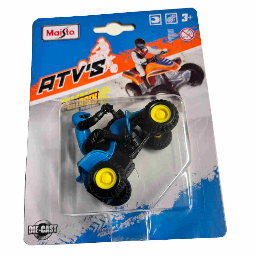 MAISTO ATV Pullback Quad blau schwarz