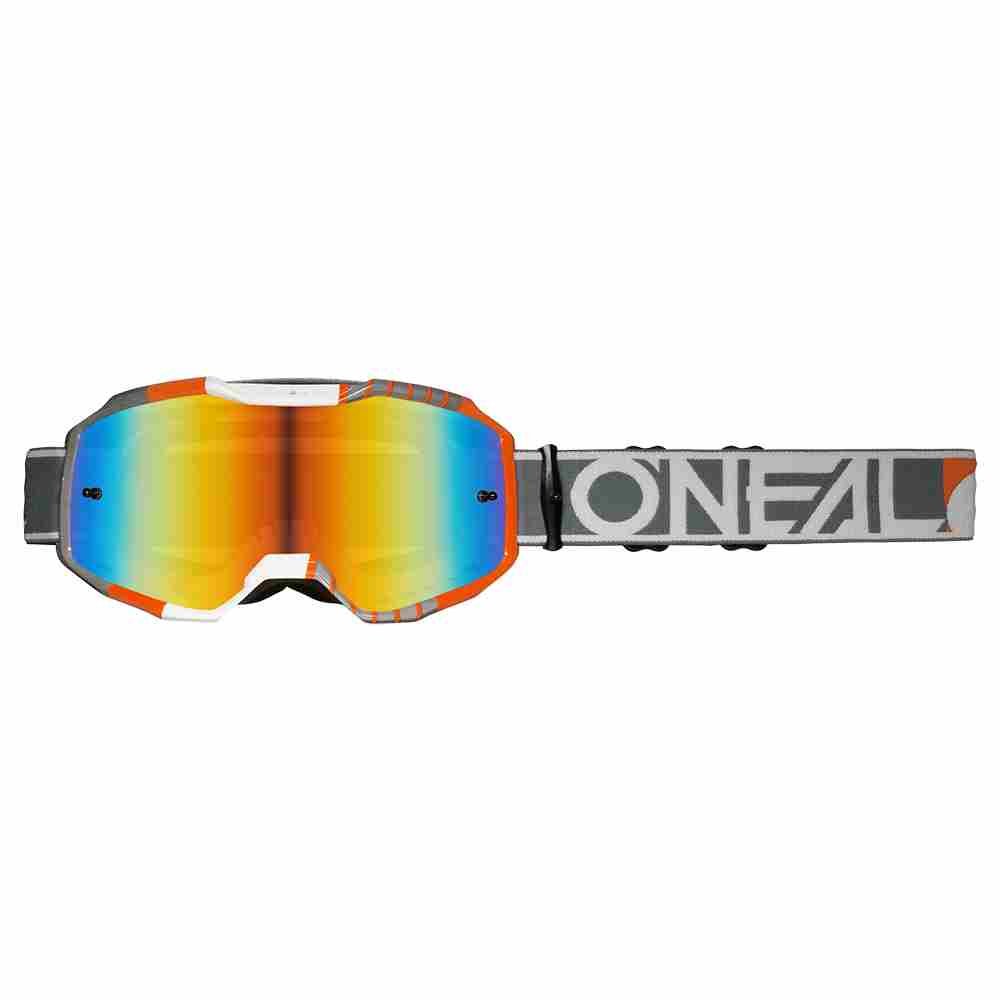 ONEAL B-10 Duplex Brille weiss grau orange - radium rot ONEAL B-10 Duplex Brille weiss grau orange - radium rot