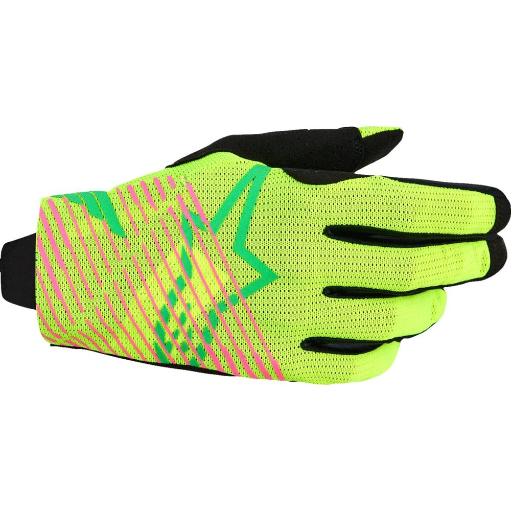 ALPINESTARS Radar Pro Handschuhe grün/gelb/pink ALPINESTARS Radar Pro Handschuhe grün/gelb/pink