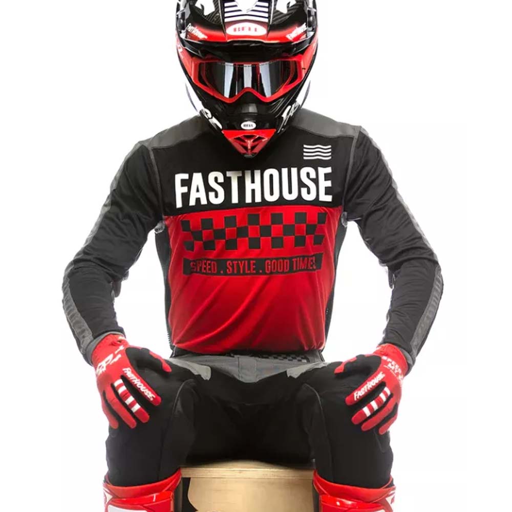 FASTHOUSE Grindhouse Torino Jersey rot schwarz FASTHOUSE Grindhouse Torino Jersey rot schwarz