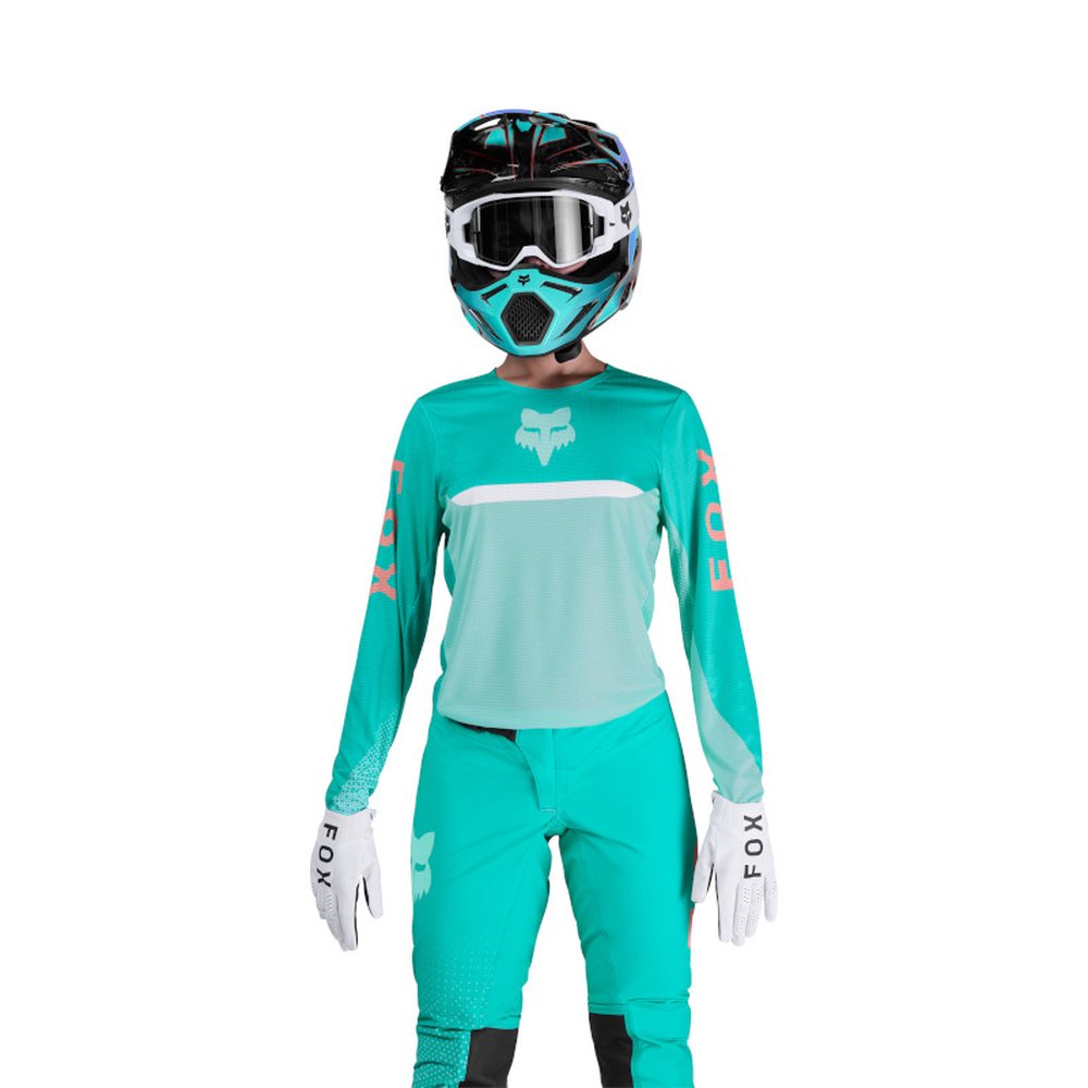 FOX WOMEN FLEXAIR FRACTURE JERSEY für Frauen Aqua