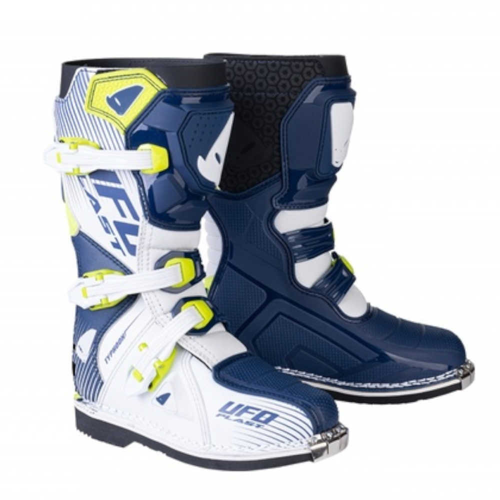 UFO Typhoon Kinder Stiefel blau weiss