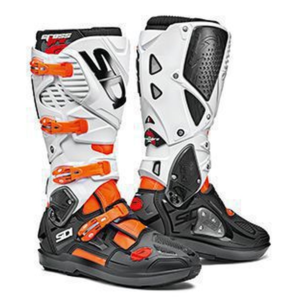 SIDI Crossfire 3 Stiefel SRS oranger schwarz weiss