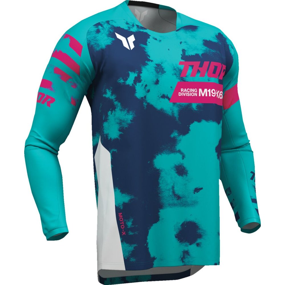 THOR Launchmode Bleach Youth Kinder Jersey weiss/Aqua THOR Launchmode Bleach Youth Kinder Jersey weiss/Aqua