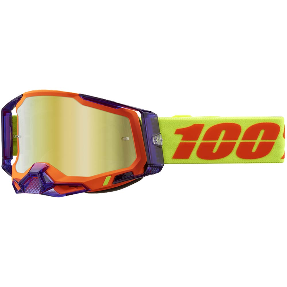 100% Racecraft 2 Panam Brille gold verspiegelt