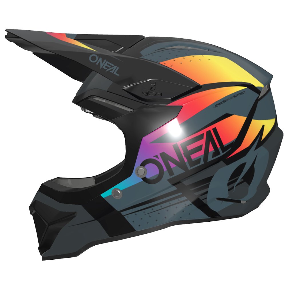 ONEAL 1SRS Motocross Helm RC schwarz/multi ONEAL 1SRS Motocross Helm RC schwarz/multi