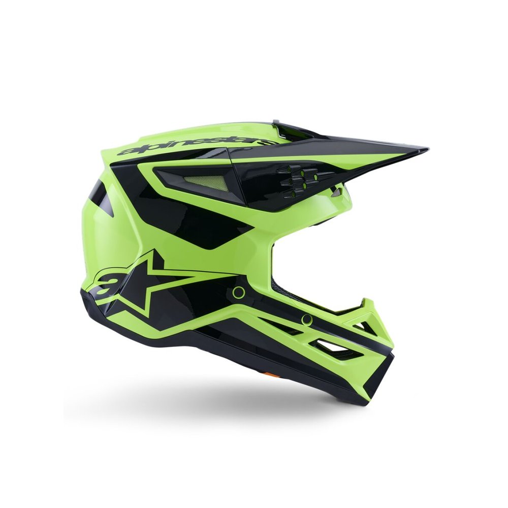 ALPINESTARS Supertech M3 Heat Motocross Helm gelb/schwarz