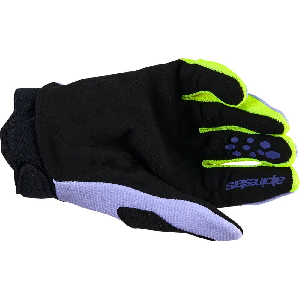 ALPINESTARS Full Bore V2 Youth Kinder Handschuhe lila/gelb ALPINESTARS Full Bore V2 Youth Kinder Handschuhe lila/gelb