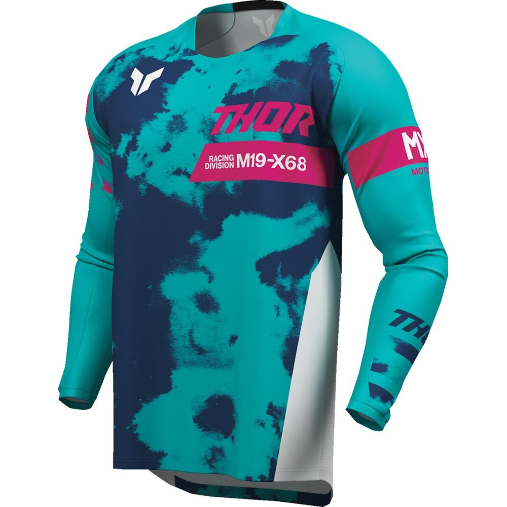THOR Launchmode Bleach Youth Kinder Jersey weiss/Aqua THOR Launchmode Bleach Youth Kinder Jersey weiss/Aqua