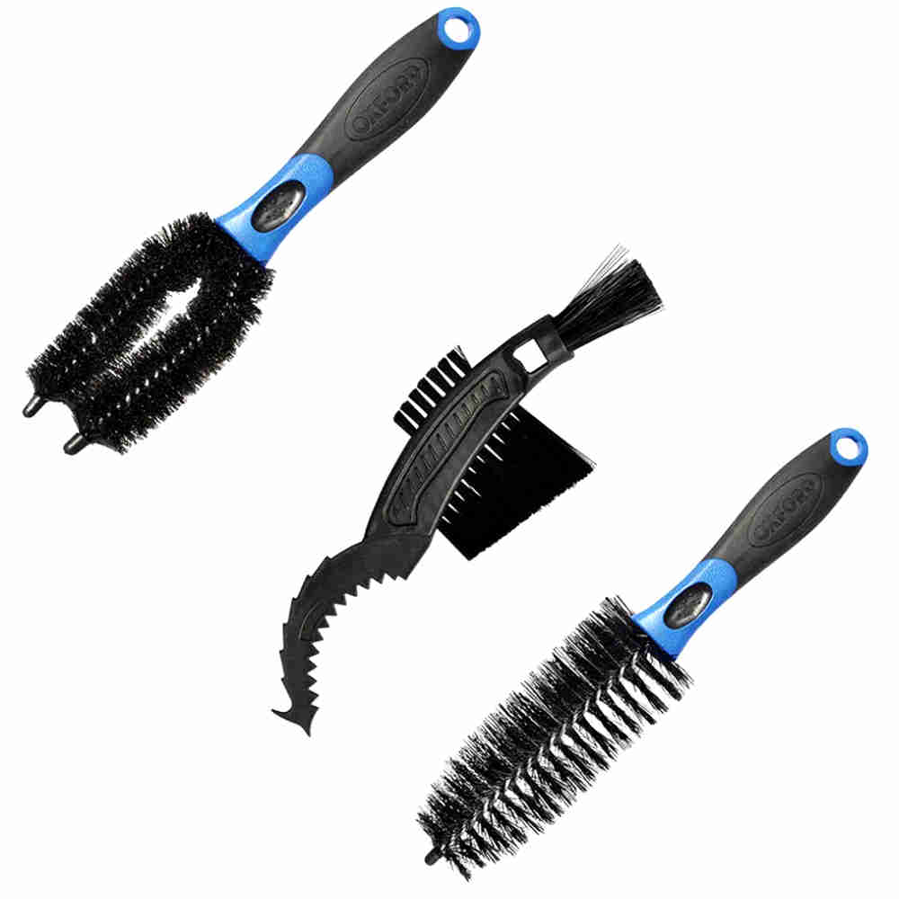 OXFORD Bürstenset 3er Pack blau schwarz