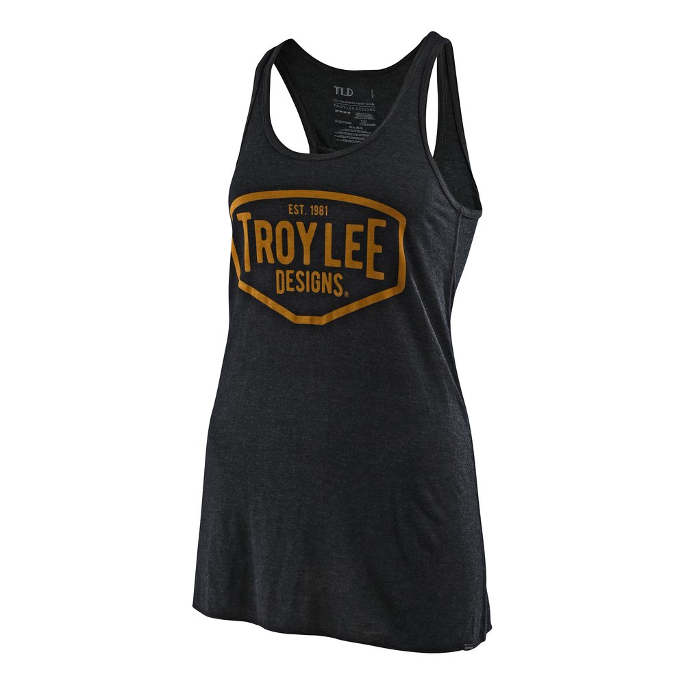 TROY LEE DESIGNS Frauen Motor Oil Tanktop heather schwarz
