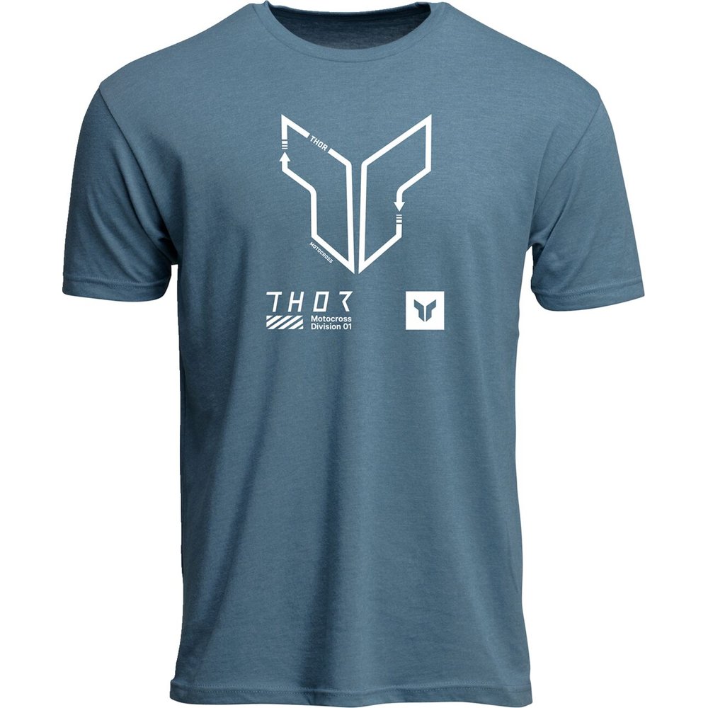 THOR T-Shirt Trax Heather Slate blau THOR T-Shirt Trax Heather Slate blau