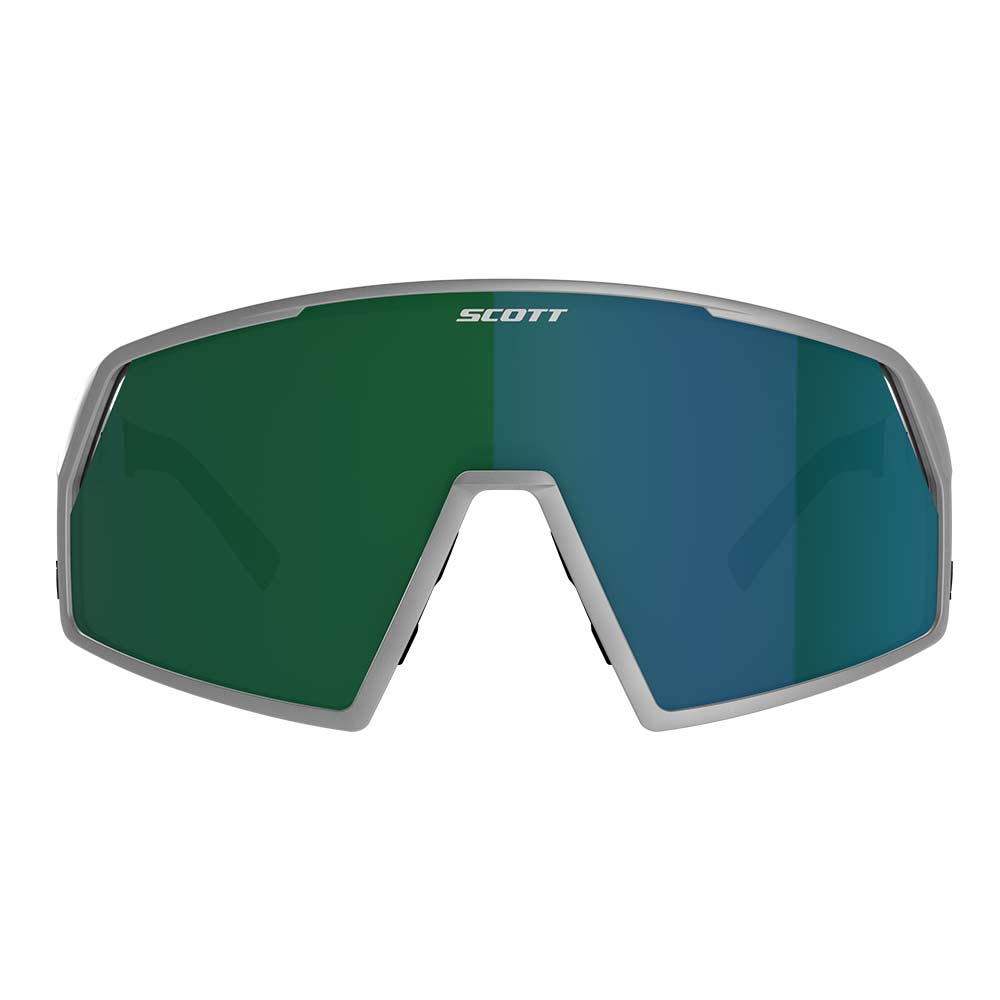 SCOTT Pro Shield Supersonic Edition Sonnenbrille silber grün verspiegelt