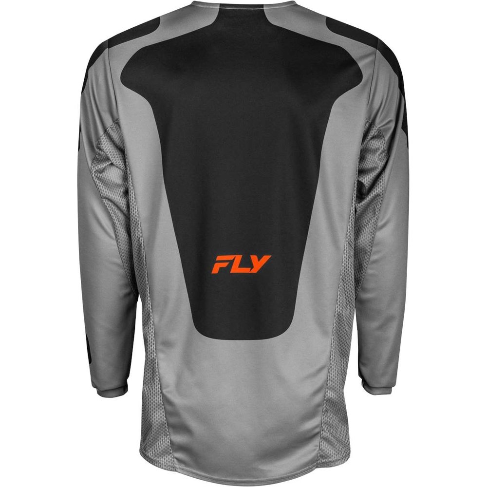 FLY Kinetic Jersey Sym grau/orange/schwarz