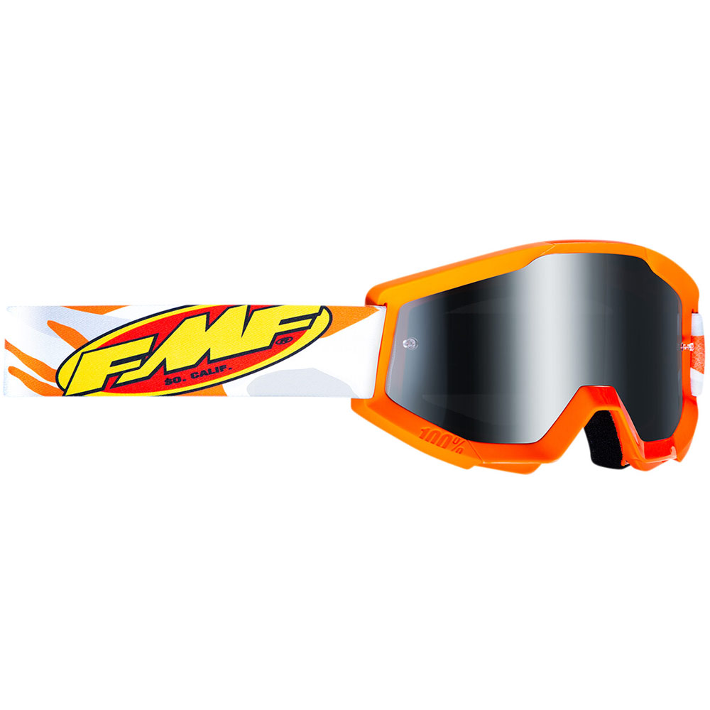 FMF PowerCore Assault Kinder MX MTB Brille orange verspiegelt