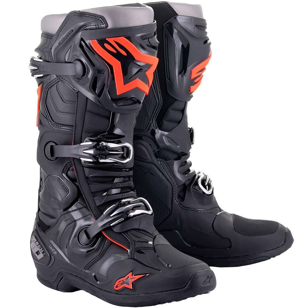 ALPINESTARS Tech 10 Motocross Stiefel schwarz rot