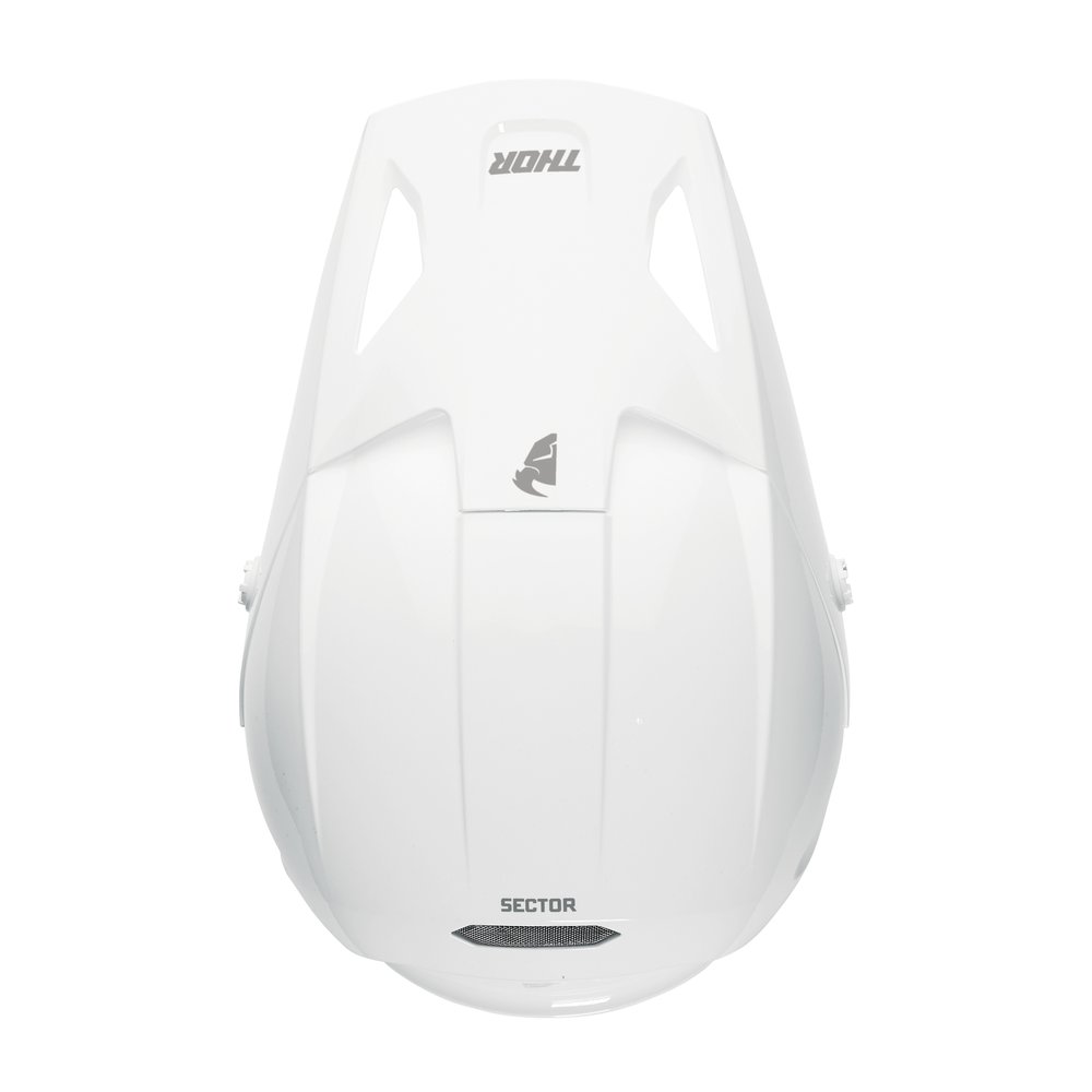 THOR Sector 2 whiteout weiss Motocross Helm weiss