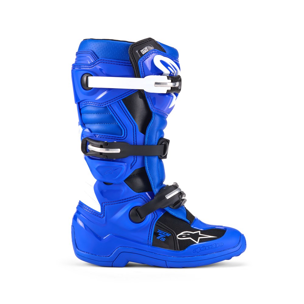 ALPINESTARS Tech 7s Kinder Motocross Stiefel blau schwarz weiss ALPINESTARS Tech 7s Kinder Motocross Stiefel blau schwarz weiss