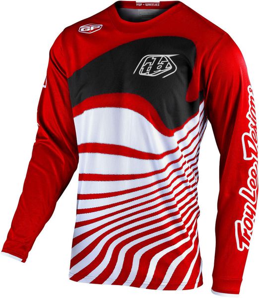 TROY LEE DESIGNS GP Drift Motocross Jersey rot schwarz