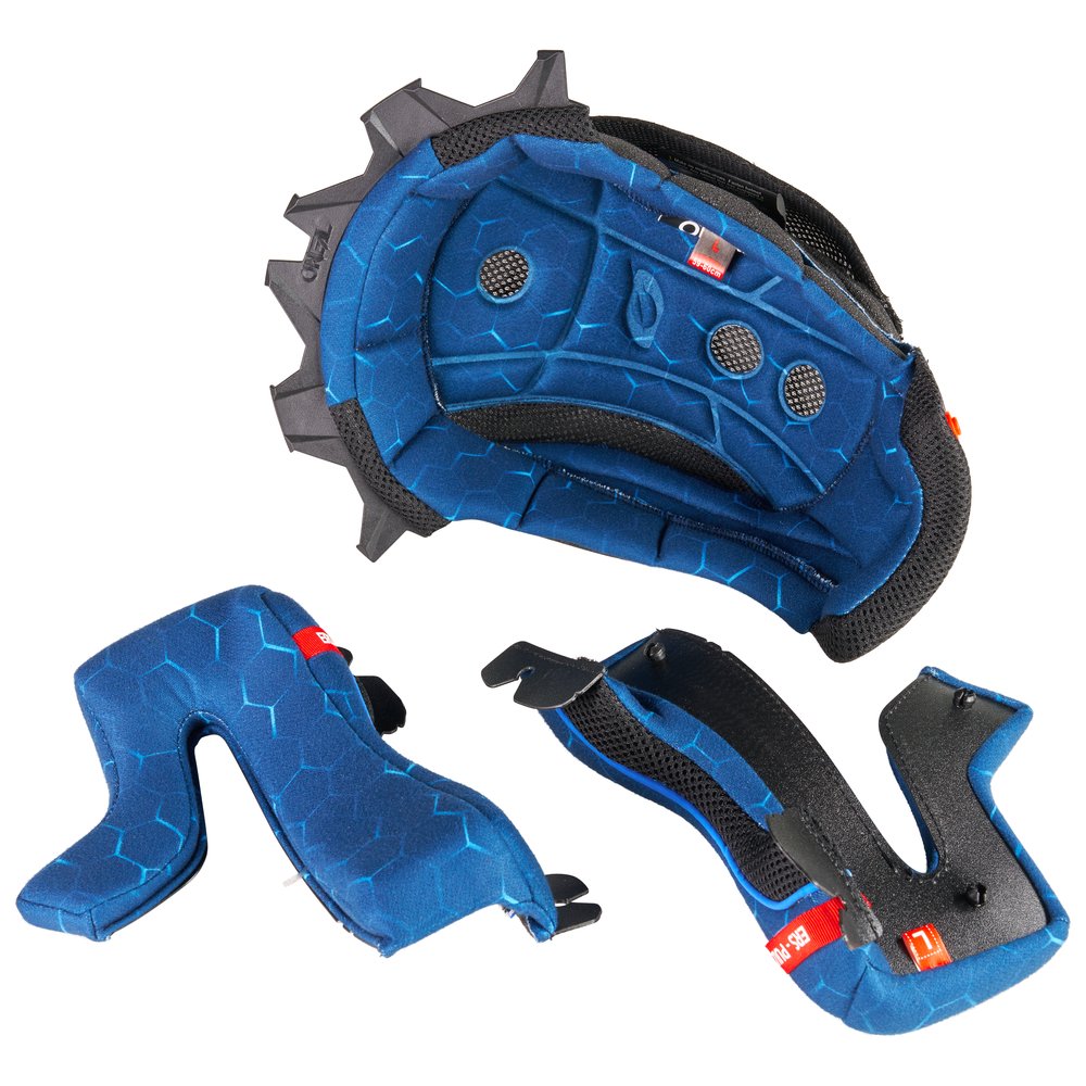 KINI RED BULL Liner & Cheek Pads EXC Helm blau