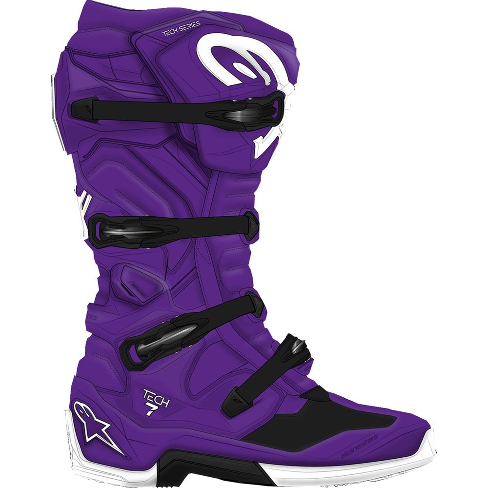 ALPINESTARS Tech 7 Motocross Stiefel lila
