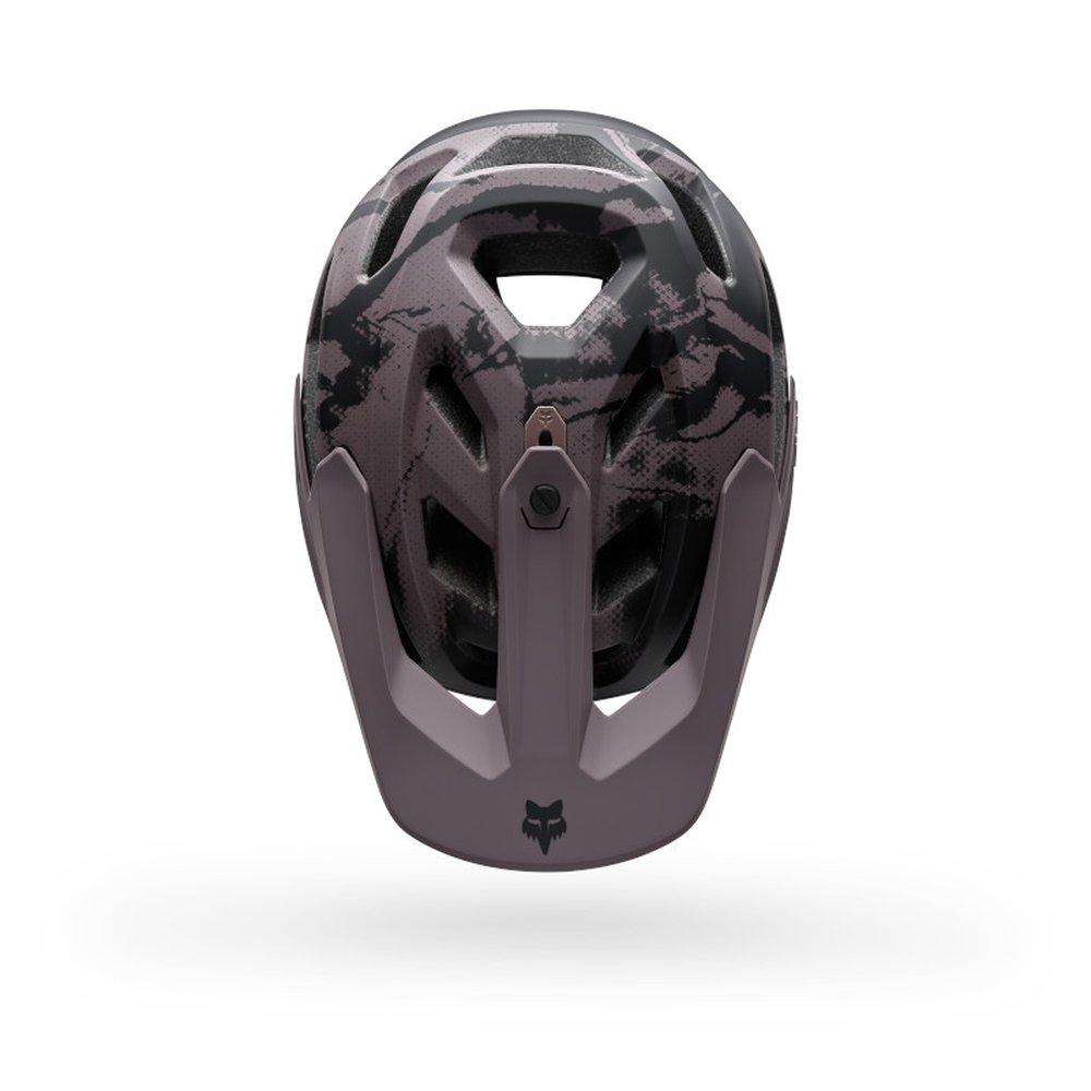 FOX DROPFRAME PRO FLOW CE Halbschale MTB Helm Dark Purple