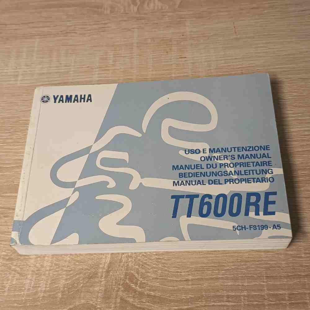 YAMAHA TT600RE 2004 5CH-F8199-A5 Motorrad-Handbuch gebraucht