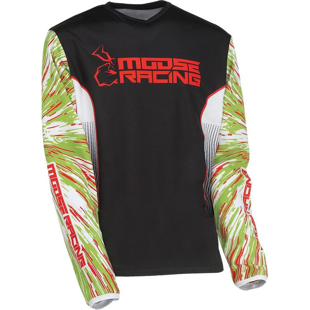 MOOSE RACING Agroid Youth Kinder Jersey grün rot schwarz MOOSE RACING Agroid Youth Kinder Jersey grün rot schwarz