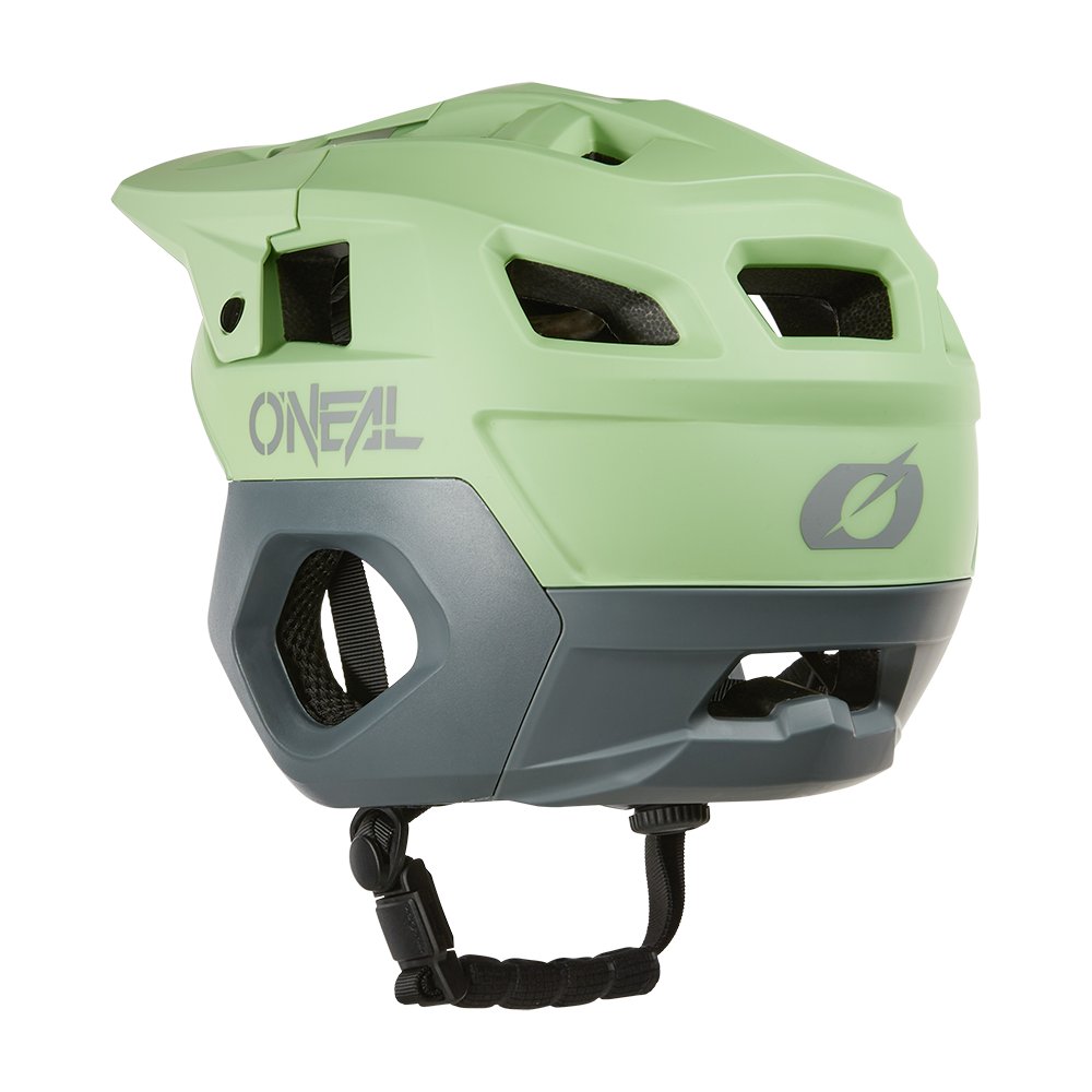 ONEAL Trapper MTB Helm Solid grün grau ONEAL Trapper MTB Helm Solid grün grau