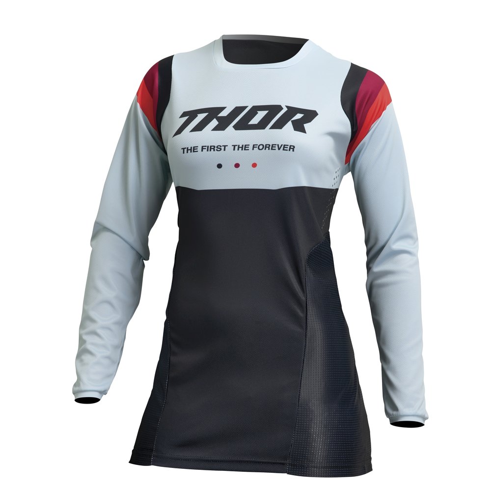 THOR Pulse Rev Women Frauen MX MTB Jersey schwarz mint