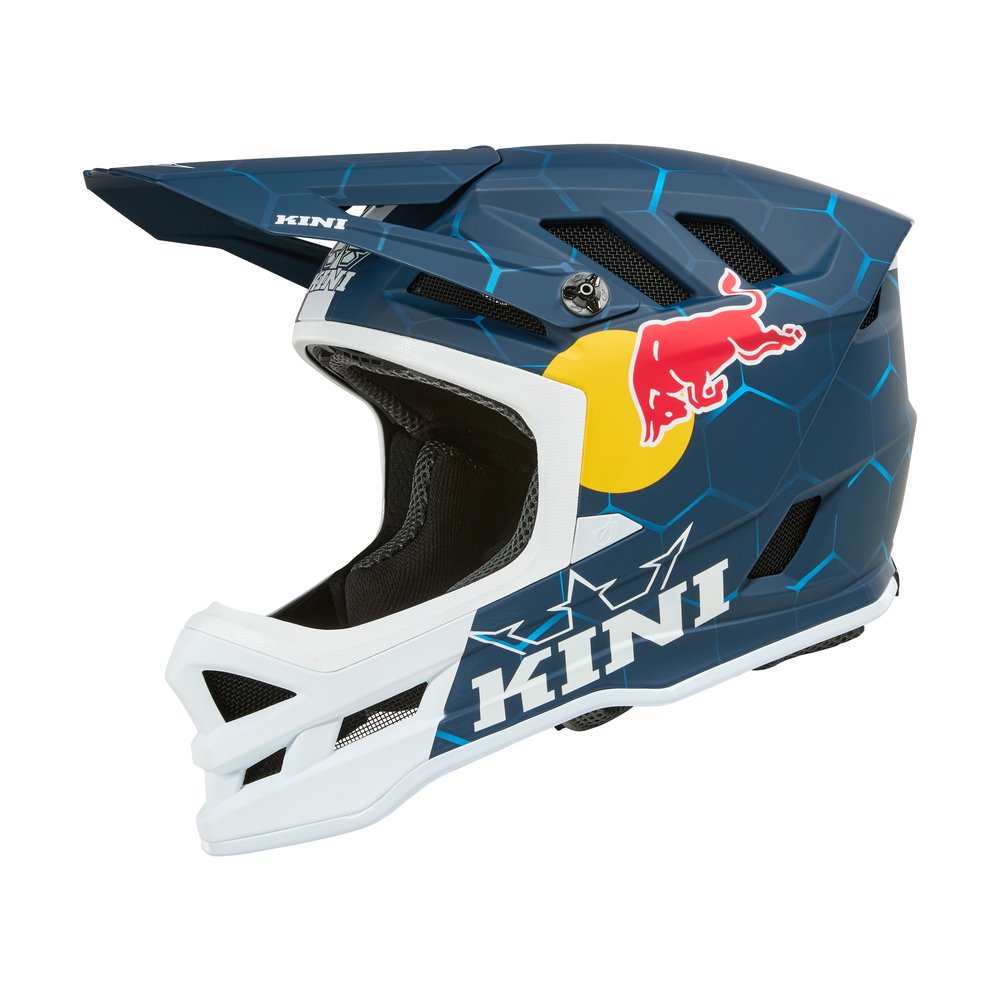 KINI RED BULL DHC MTB Helm 1.0 blau/weiss KINI RED BULL DHC MTB Helm 1.0 blau/weiss