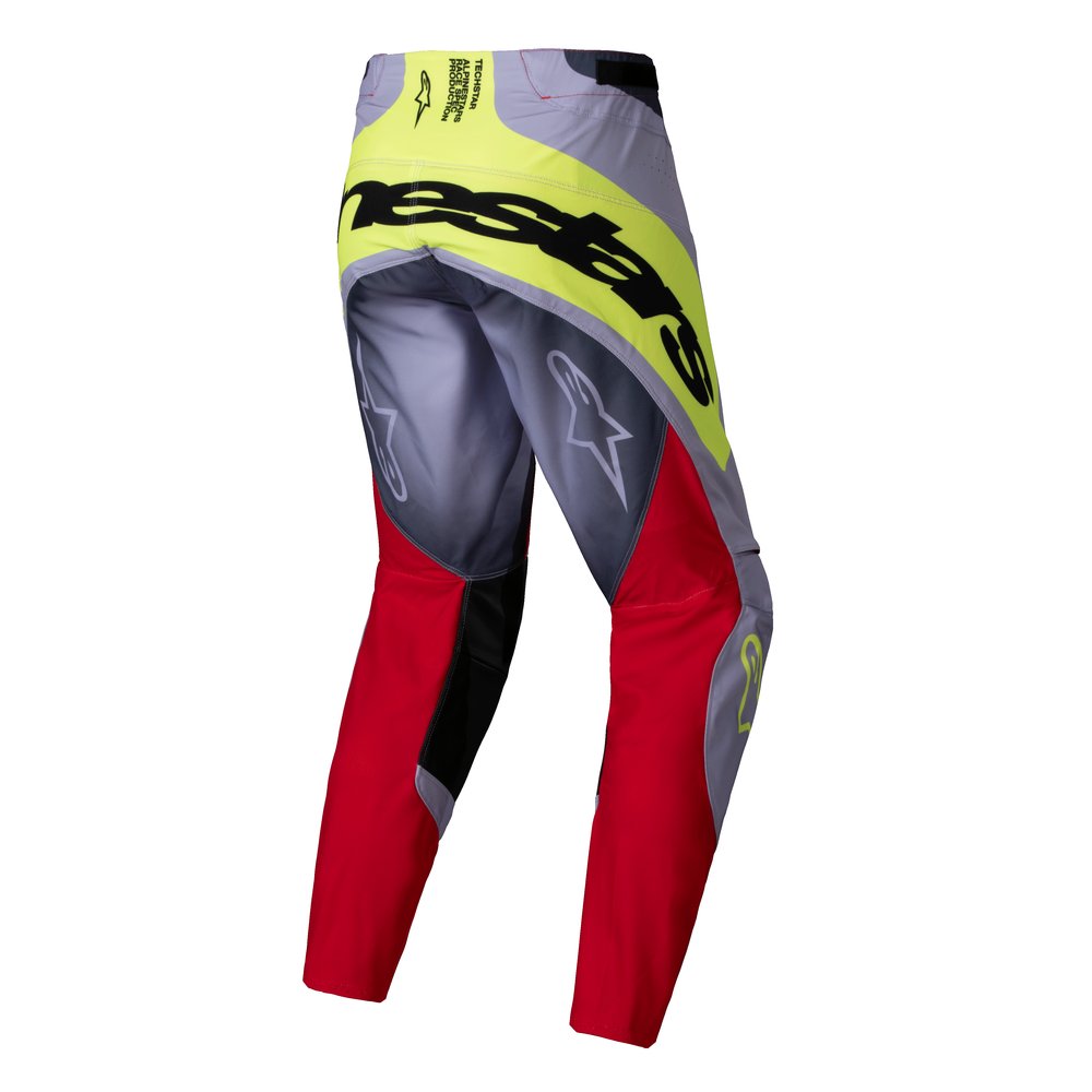 ALPINESTARS Techstar Melt Motocross Hose rot grau ALPINESTARS Techstar Melt Motocross Hose rot grau