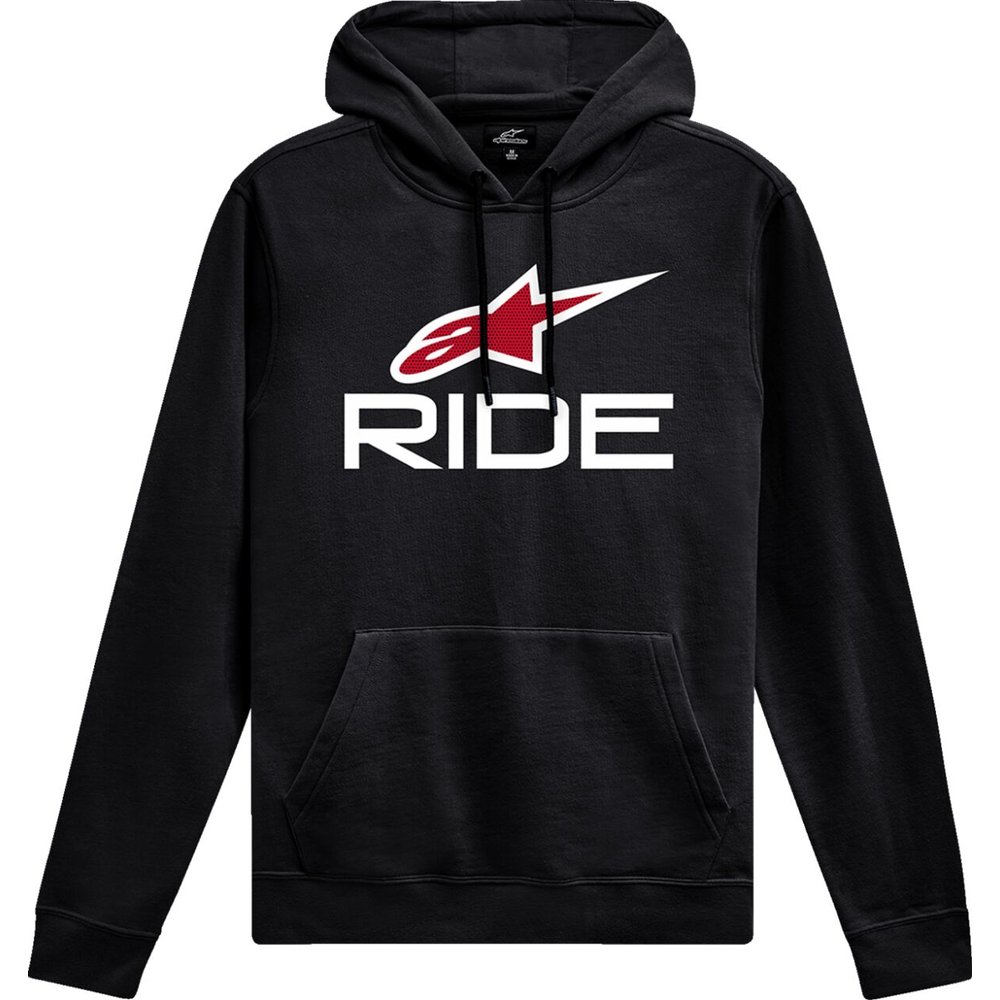 ALPINESTARS Kapuzen Pullover Hoodie Ride 4 P O schwarz rot weiss ALPINESTARS Kapuzen Pullover Hoodie Ride 4 P O schwarz rot weiss
