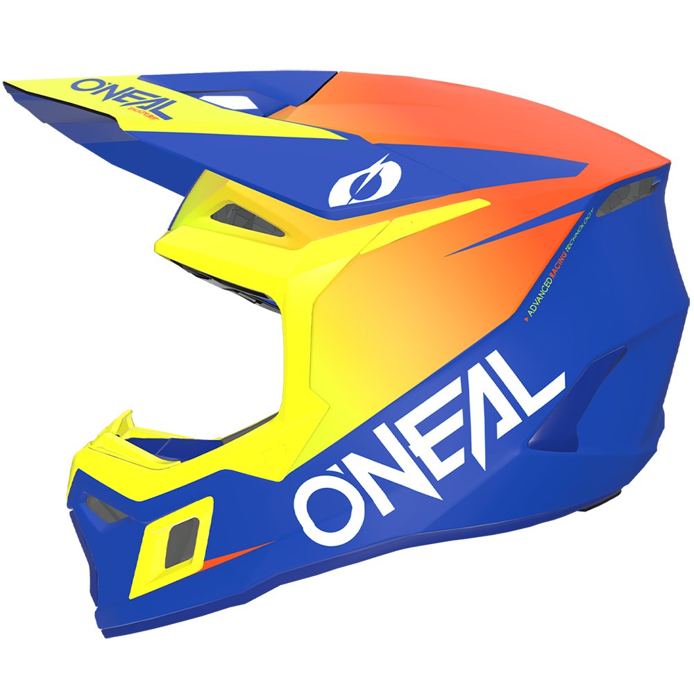 ONEAL 3SRS Youth Kinder Helm Solid blau/neon gelb ONEAL 3SRS Youth Kinder Helm Solid blau/neon gelb