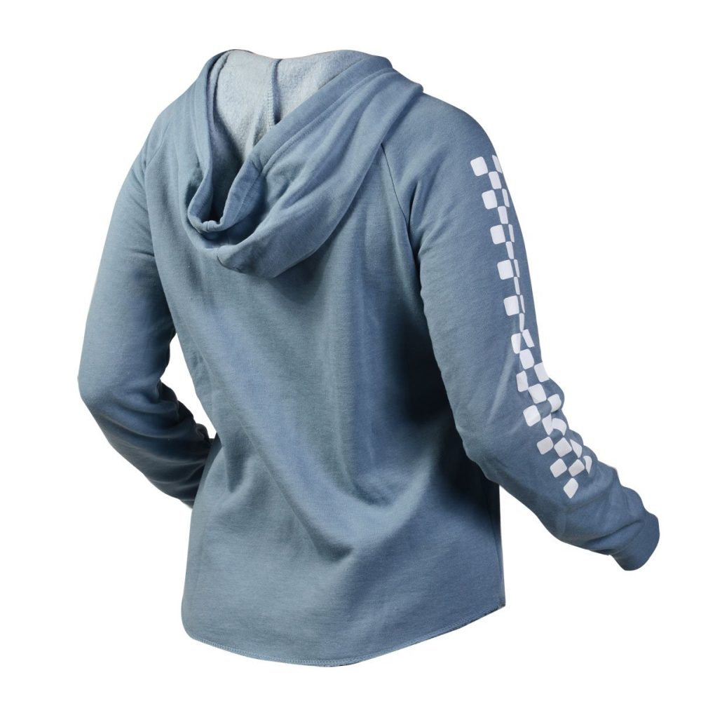 FASTHOUSE Drift Zip-Up Kapuzen Pullover Hoodie misty blau FASTHOUSE Drift Zip-Up Kapuzen Pullover Hoodie misty blau