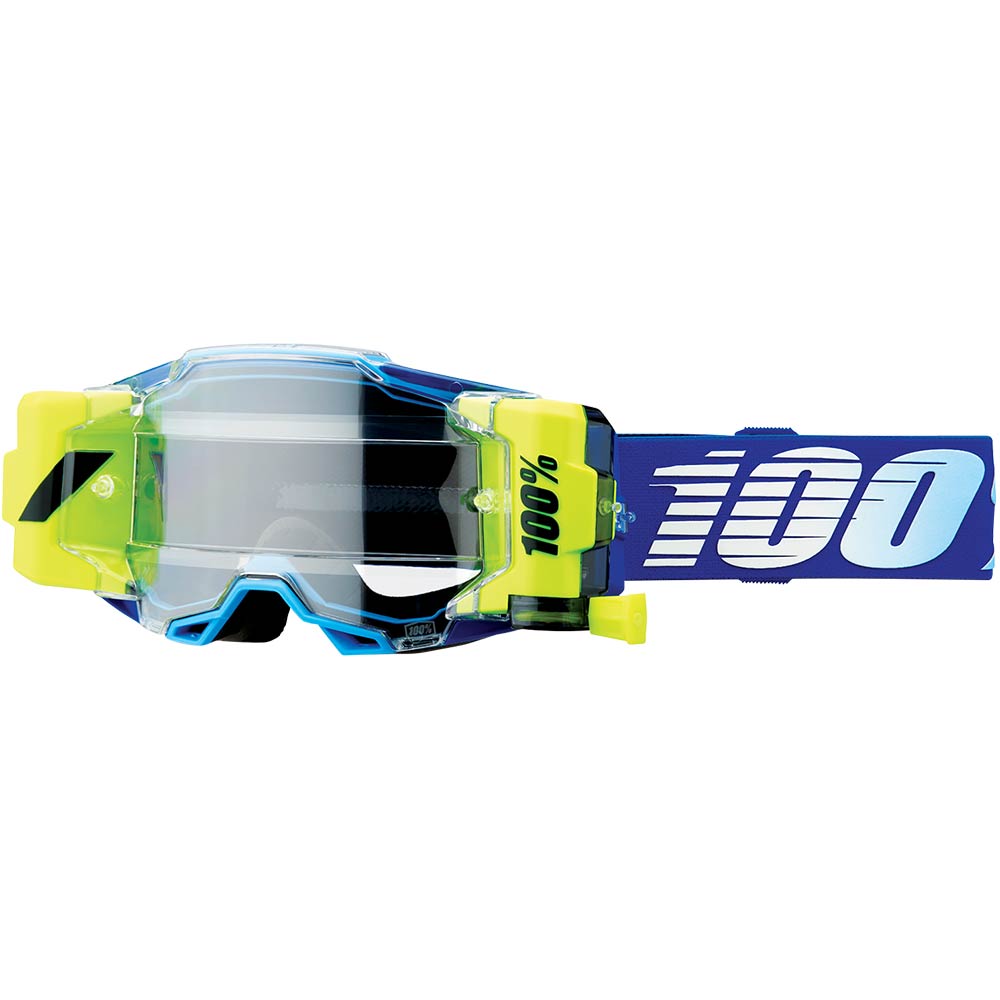 100% Armega Forecast Roll-Off-Brille blau gelb