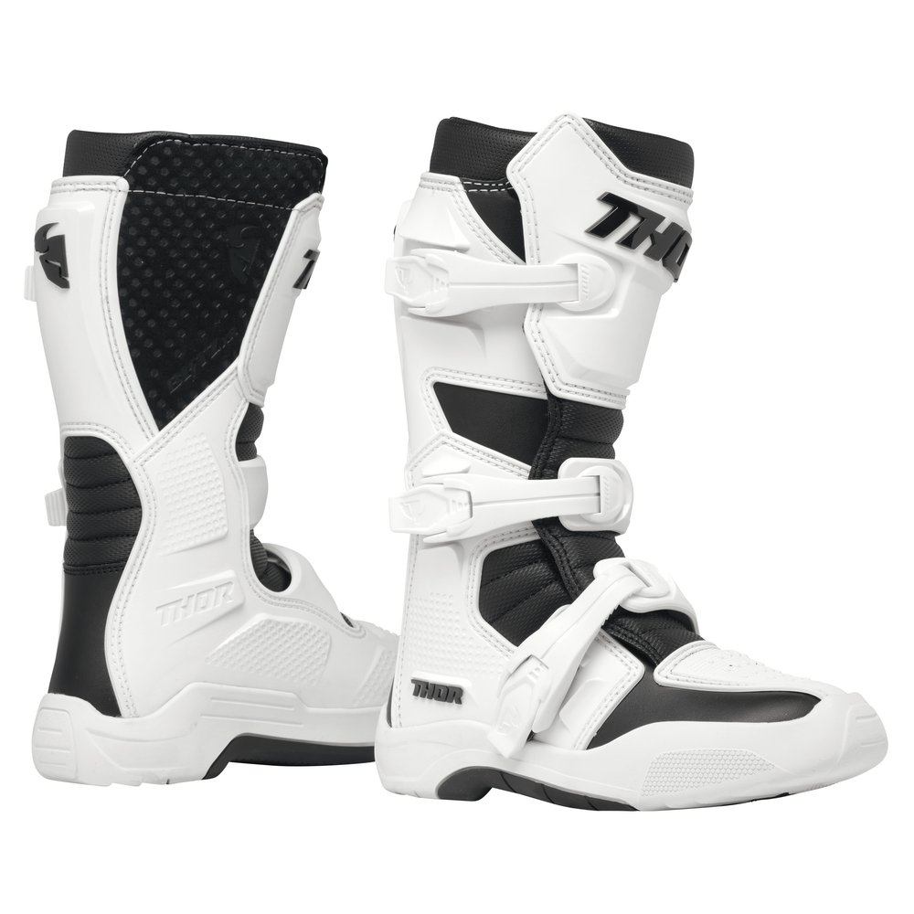 THOR Blitz XR Kinder Motocross Stiefel weiss schwarz