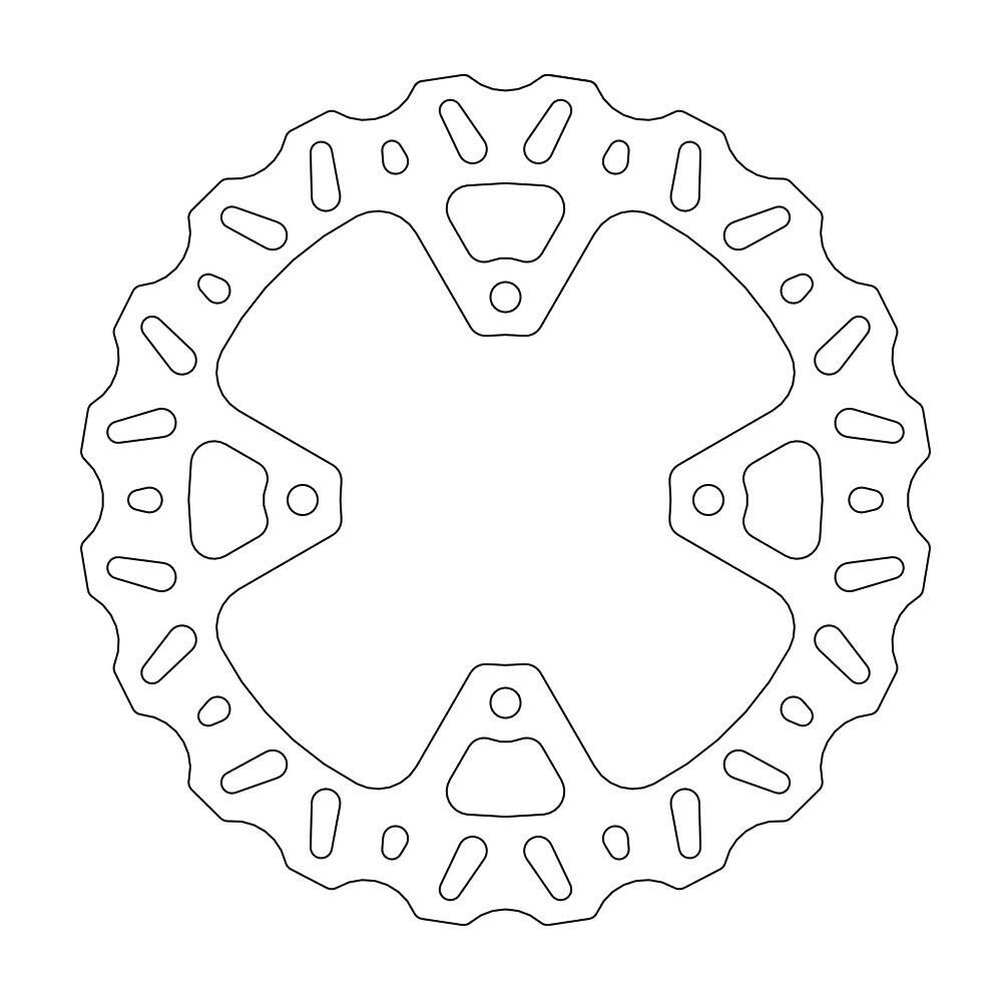 MOTO-MASTER Bremsscheibe Nitro vorne