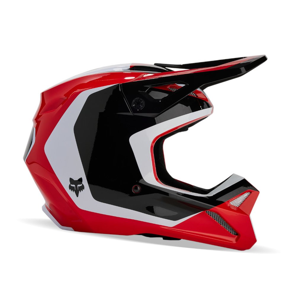 FOX V1 FLORA HELMET Motocross Helm Neon Rot