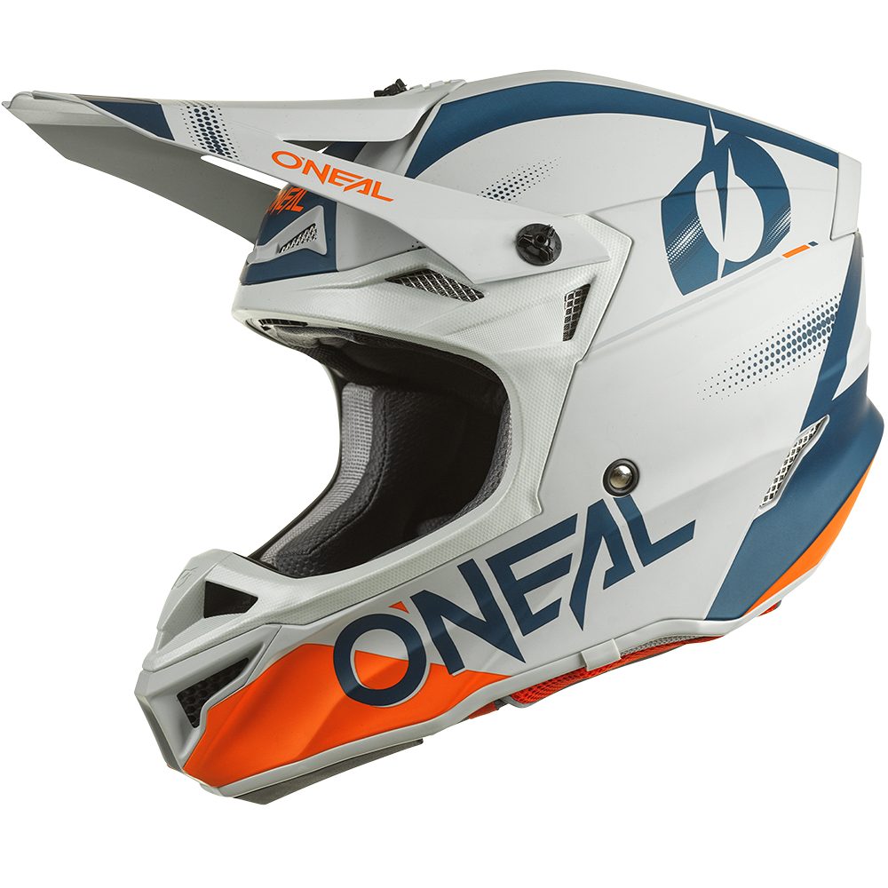 ONEAL 5SRS Polyacrylite Haze V.22 MX Helm blau orange