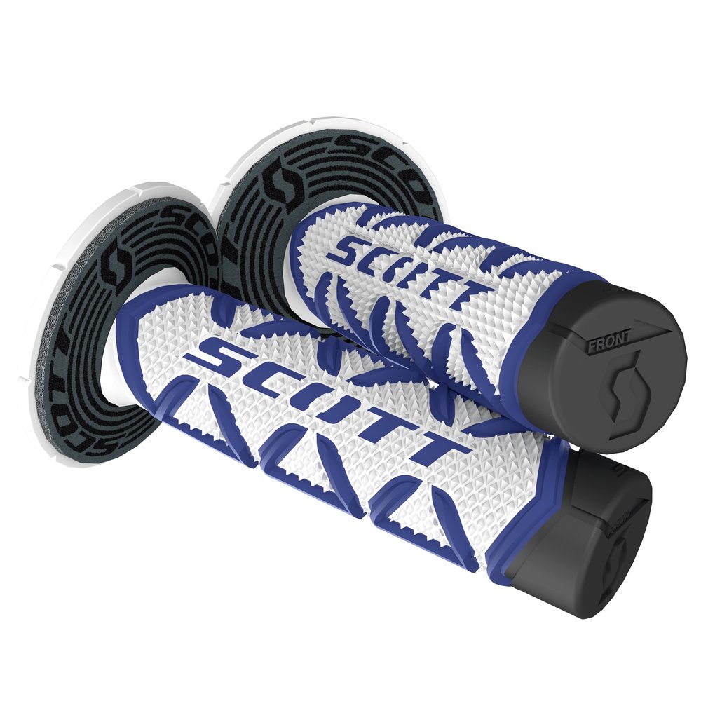SCOTT Diamond MX Griffe + Donuts blau weiss SCOTT Diamond MX Griffe + Donuts blau weiss