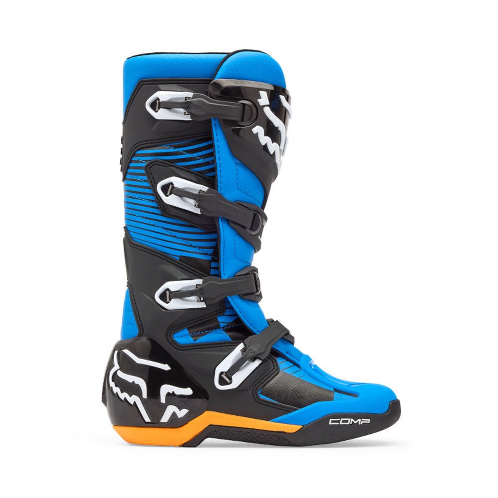 FOX COMP BOOT Motocross Stiefel Blau