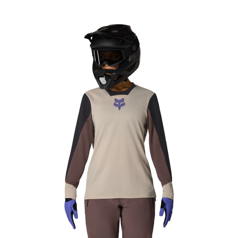 FOX W DEFEND LS JERSEY PARK für Frauen Chalk