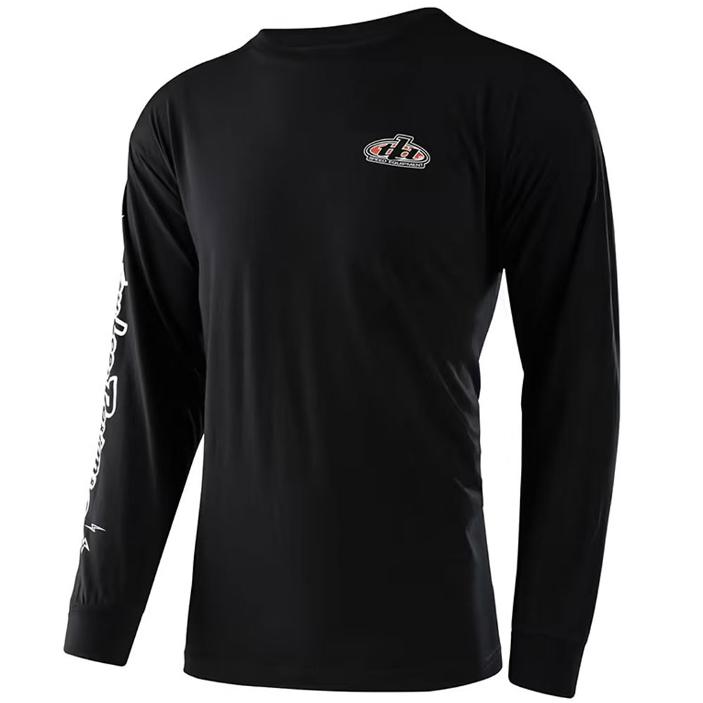 TROY LEE DESIGNS Pistonbone LS T-Shirt schwarz TROY LEE DESIGNS Pistonbone LS T-Shirt schwarz